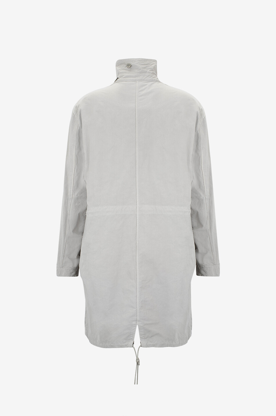 C.P. COMPANY Parka légère en sergé déperlant Lens Logo Homme GRIS 2
