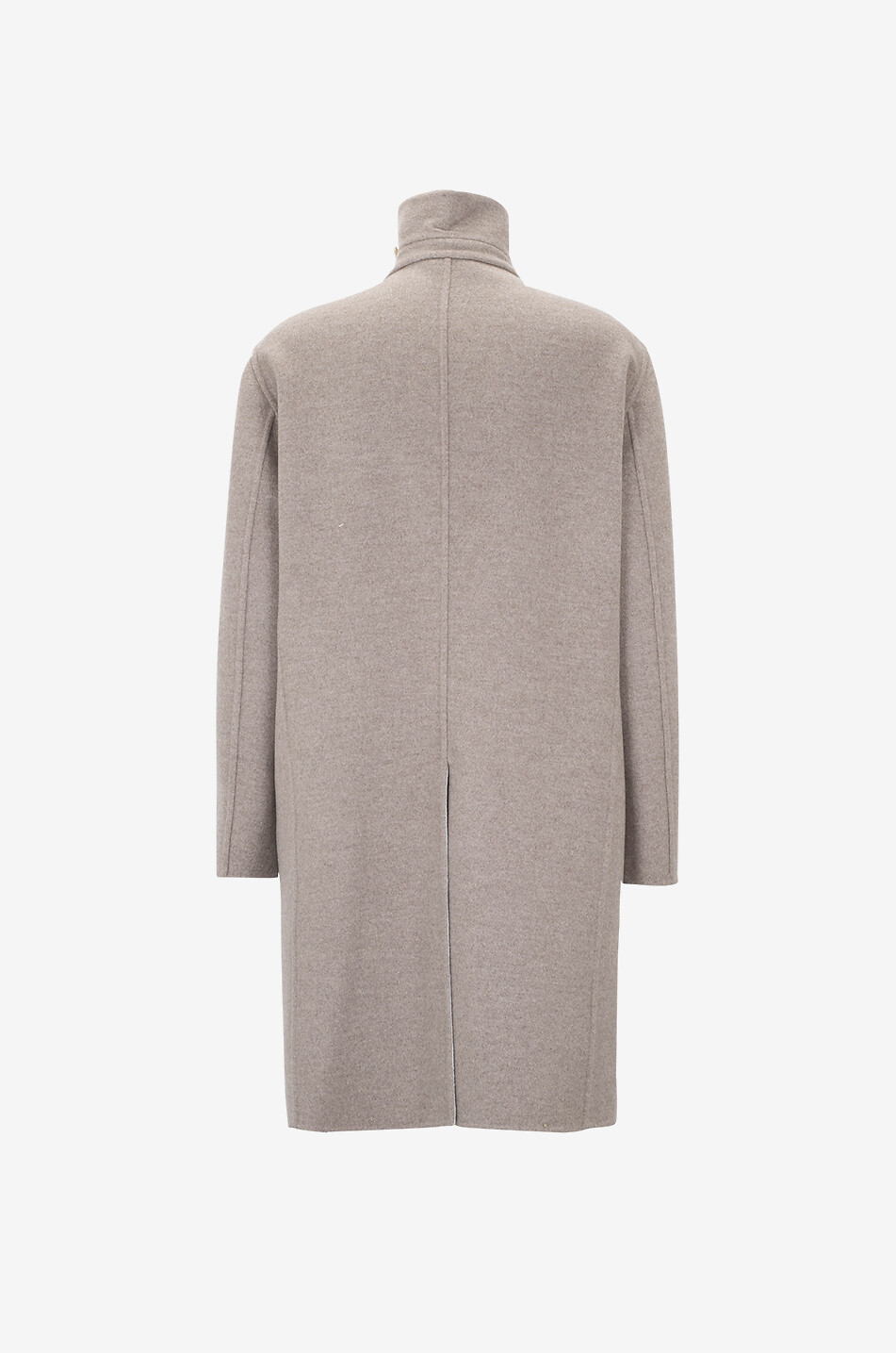BRUNELLO CUCINELLI Single-breasted reversible cashmere coat Men Medium beige 2