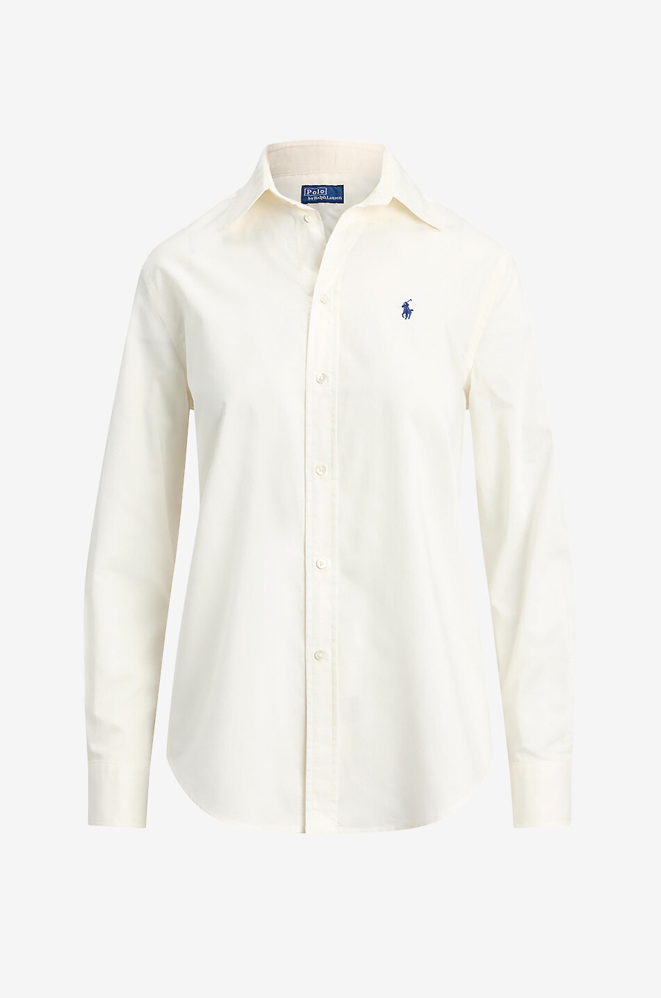 POLO RALPH LAUREN Classic Fit Pony cotton twill shirt Women EGGSHELL 1