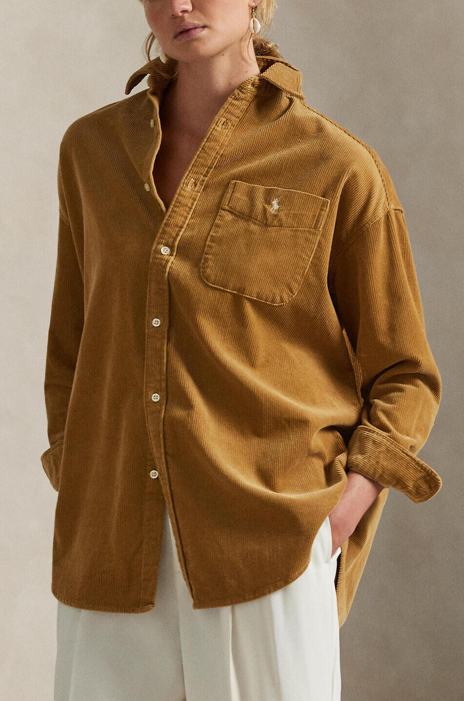 Chemise oversize en velours côtelé The Big POLO RALPH LAUREN