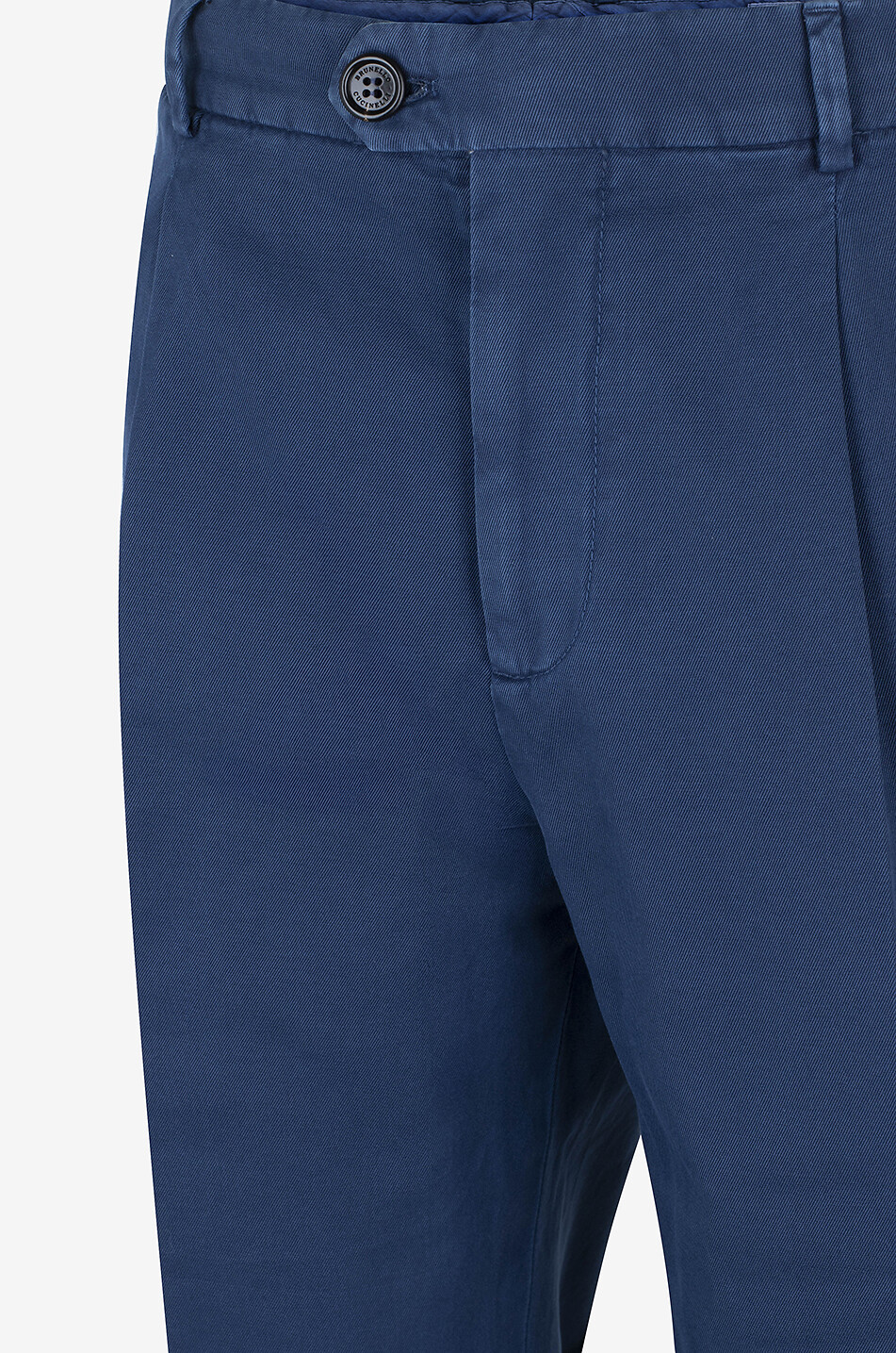 BRUNELLO CUCINELLI Bundfaltenhose aus Baumwollgabardine Leisure Fit Herren MITTELBLAU 3