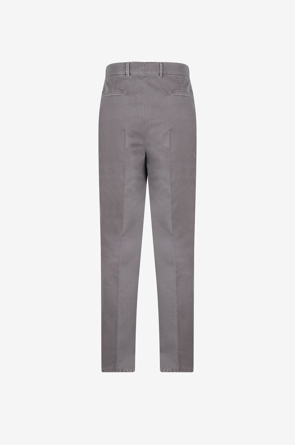 BRUNELLO CUCINELLI Pantalon à pinces en gabardine de coton Leisure Fit Homme MARRON 2