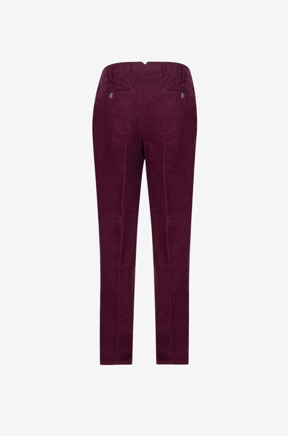 BRUNELLO CUCINELLI Leisure Fit corduroy pleated trousers Men DARK RED 2