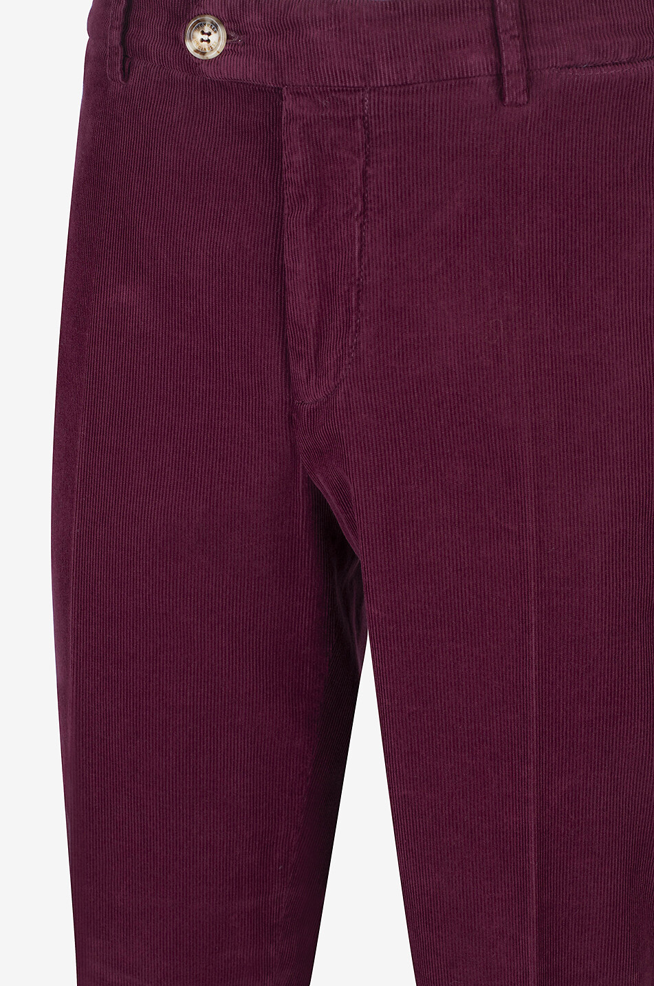 BRUNELLO CUCINELLI Leisure Fit corduroy pleated trousers Men DARK RED 3