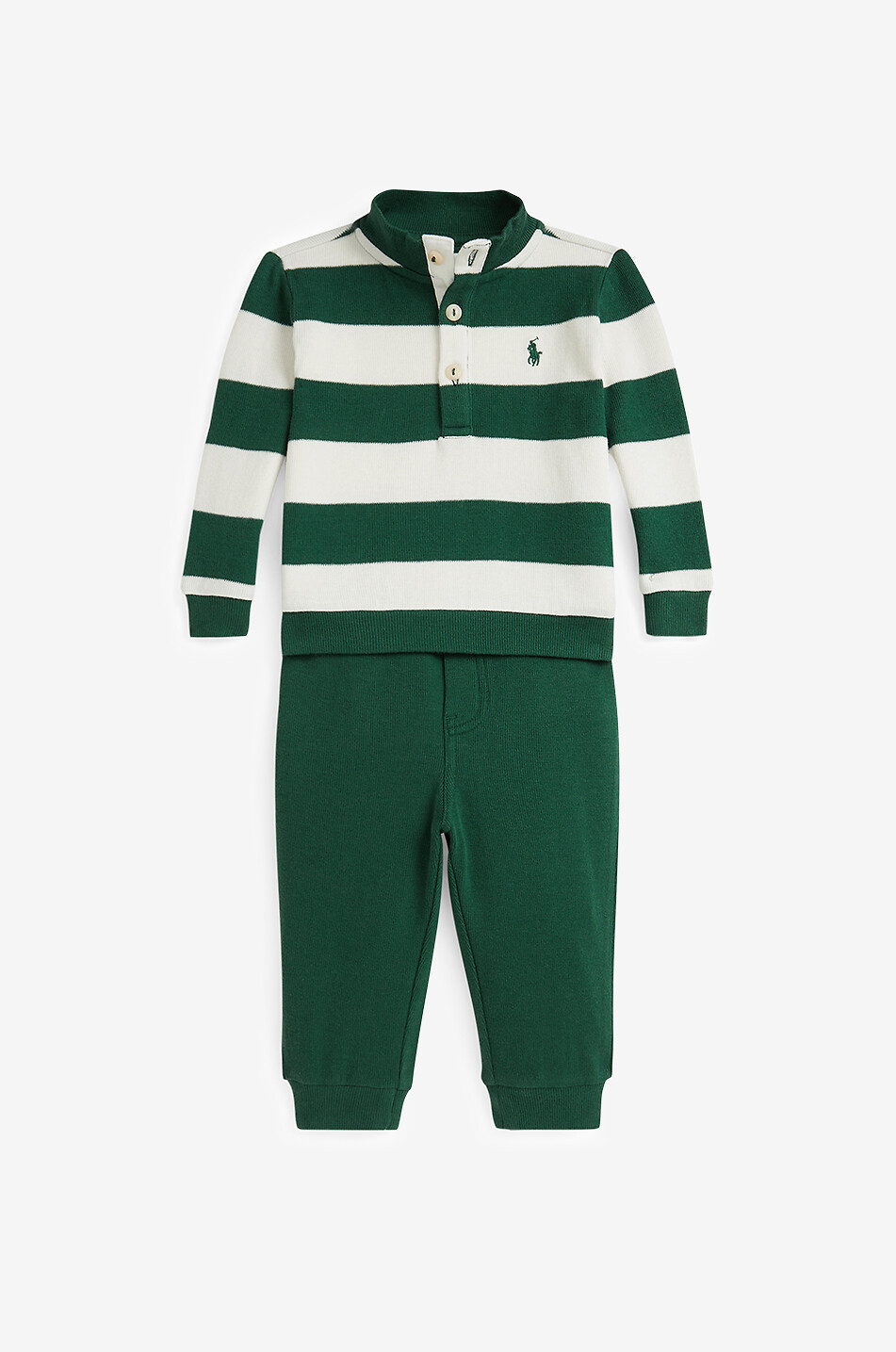 Ensemble chemise rugby et pantalon bébé