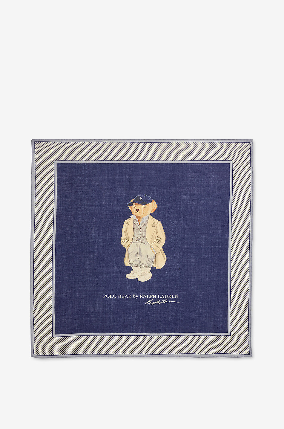 POLO RALPH LAUREN Kleines Halstuch aus Wolle und Seide Fall Polo Bear Damen BUNT 1