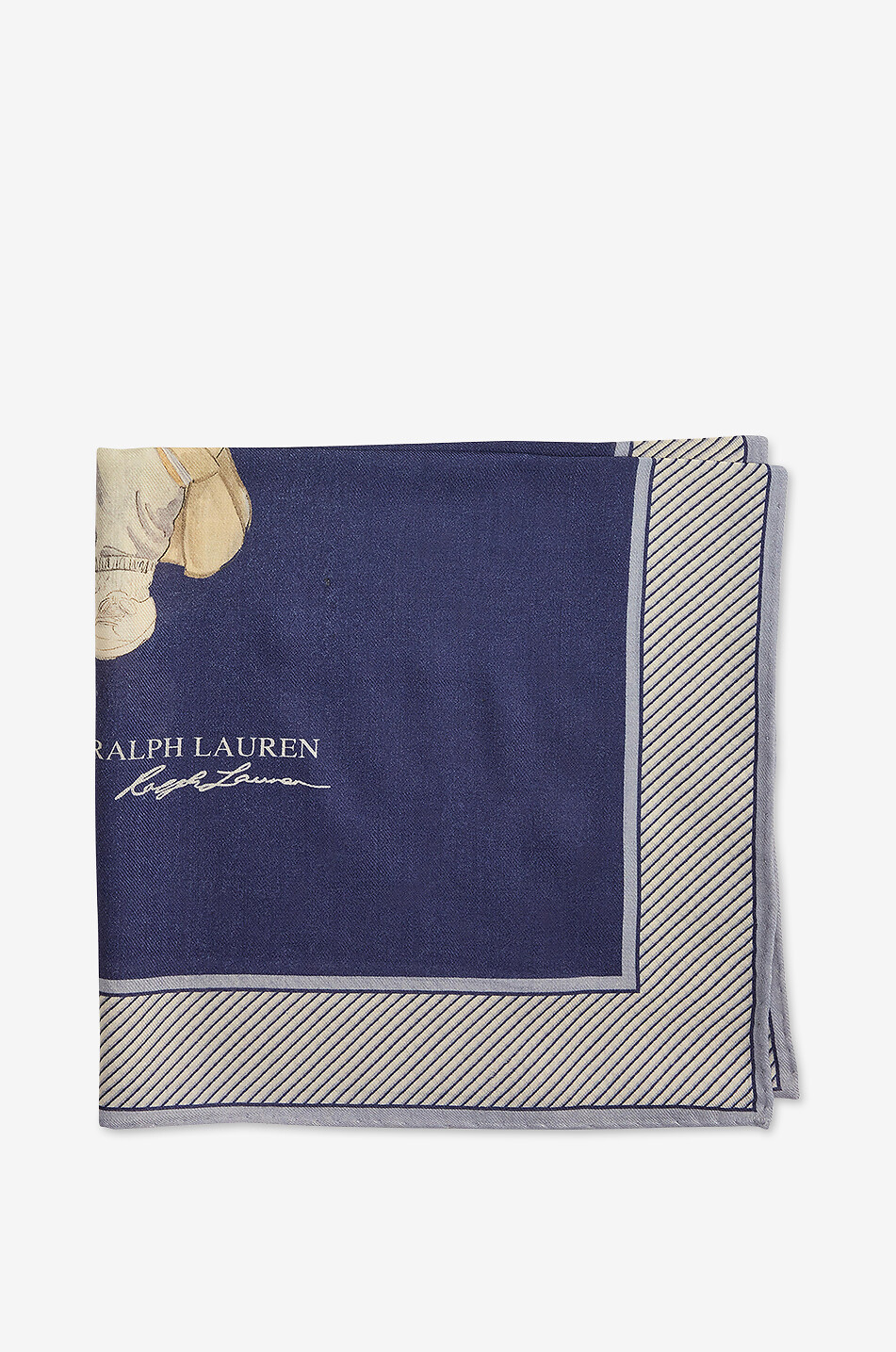 POLO RALPH LAUREN Kleines Halstuch aus Wolle und Seide Fall Polo Bear Damen BUNT 2