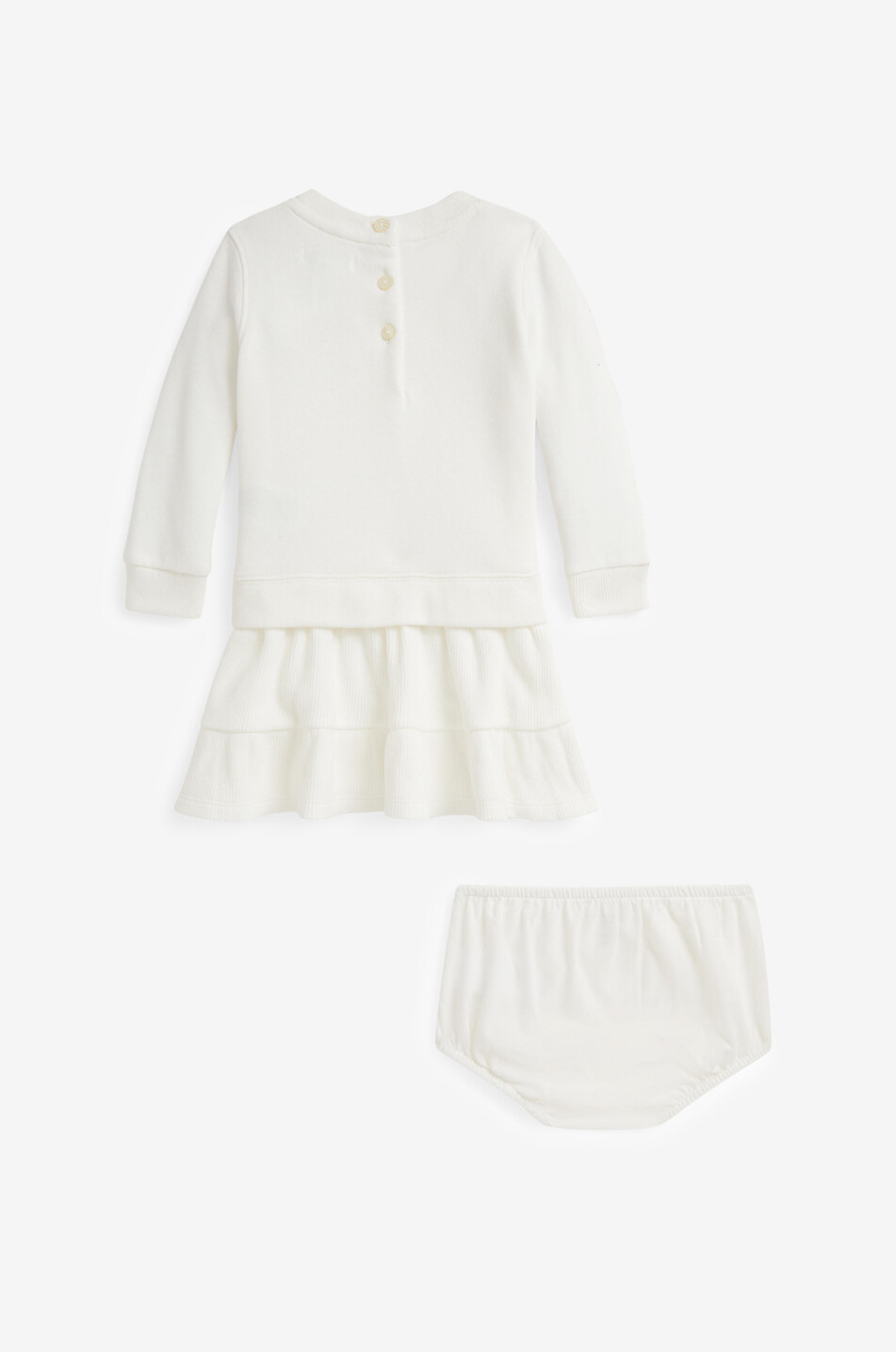 POLO RALPH LAUREN Baby-Sweatskleid und Bloomers Ice Skating Polo Bear  CREMEFARBEN 2