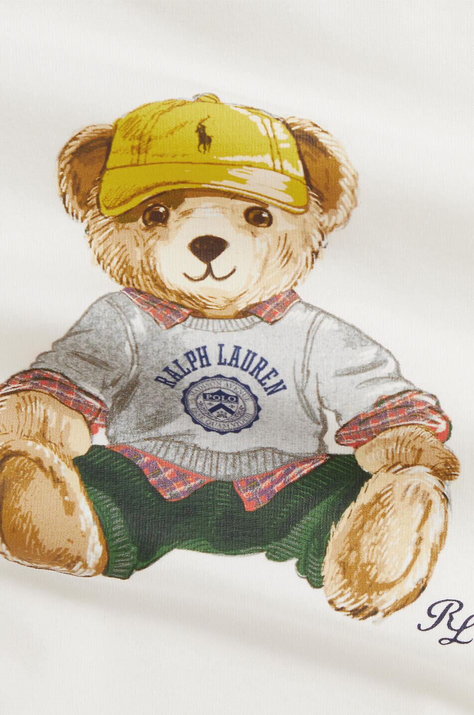 POLO RALPH LAUREN Casual Polo Bear baby long-sleeve T-shirt  WHITE 3