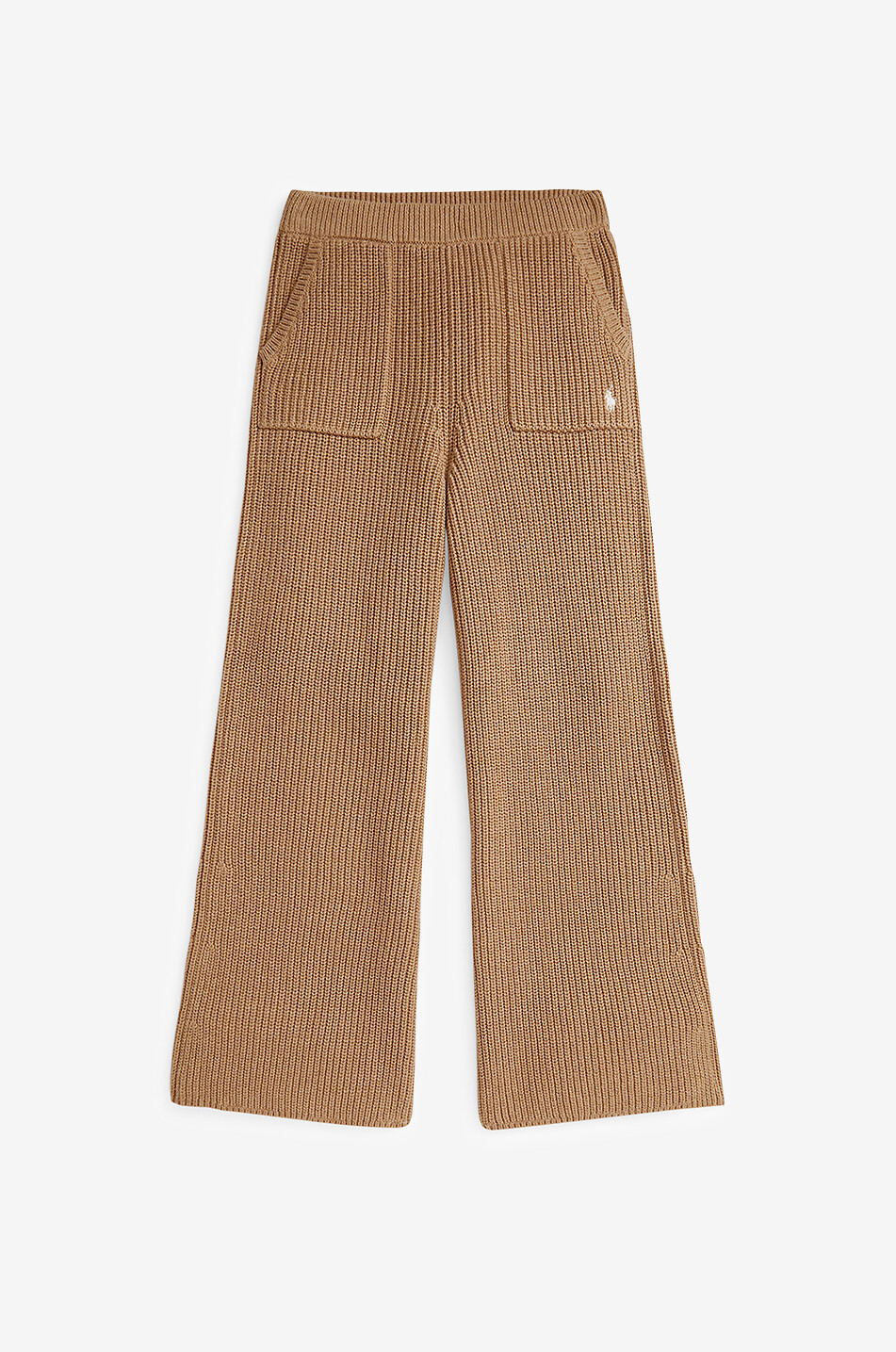 Mädchen-Strickhose mit weitem Bein Pony
