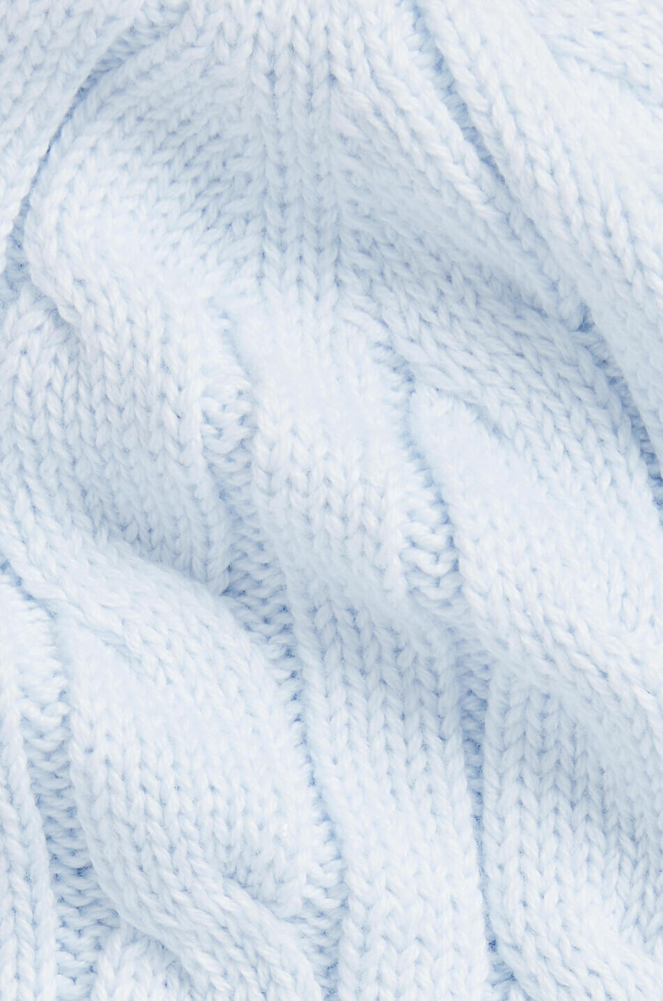 POLO RALPH LAUREN Coffret bébé bonnet et chaussons en maille torsadée Bébé BLEU CLAIR 3