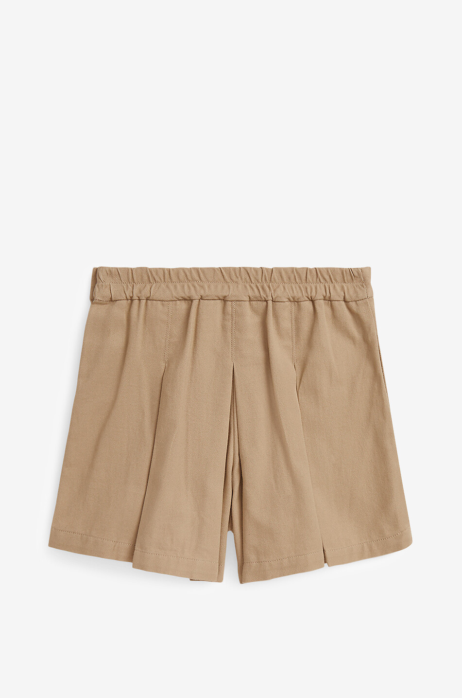 POLO RALPH LAUREN Chino girls' pleated culotte shorts Girl [akeneo-beigefonce] 2