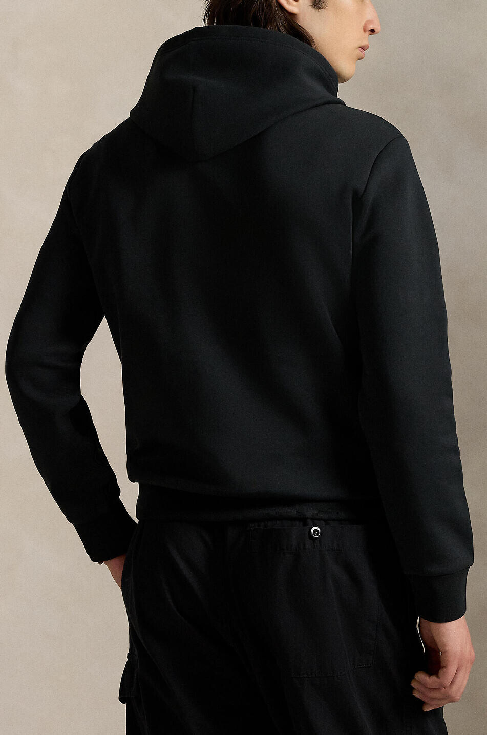 POLO RALPH LAUREN Sweat-shirt à capuche brodé Script Logo Double-Knit Homme NOIR 5