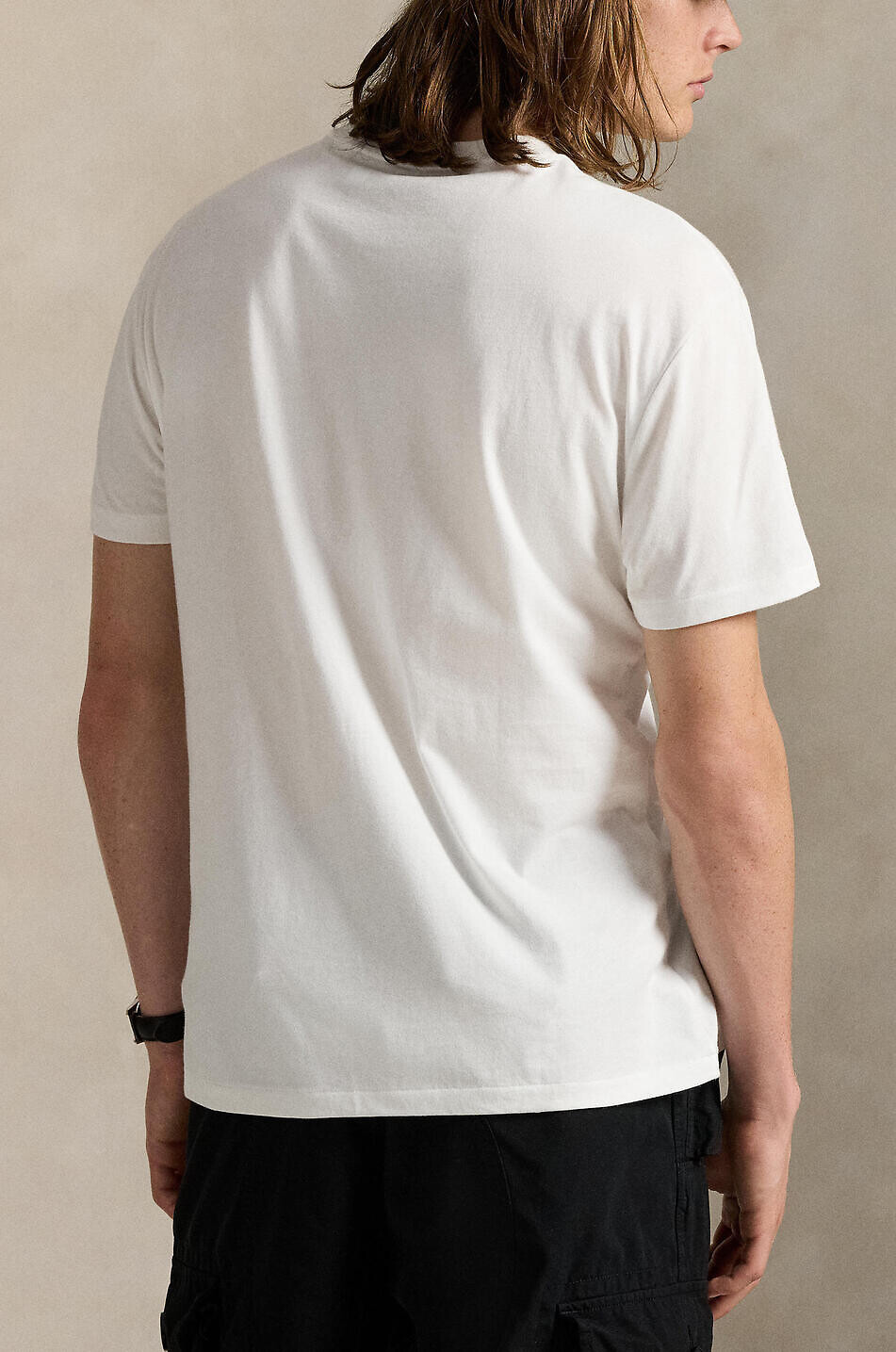 POLO RALPH LAUREN T-shirt à manches courtes Classic Fit Script Logo Homme BLANC 5