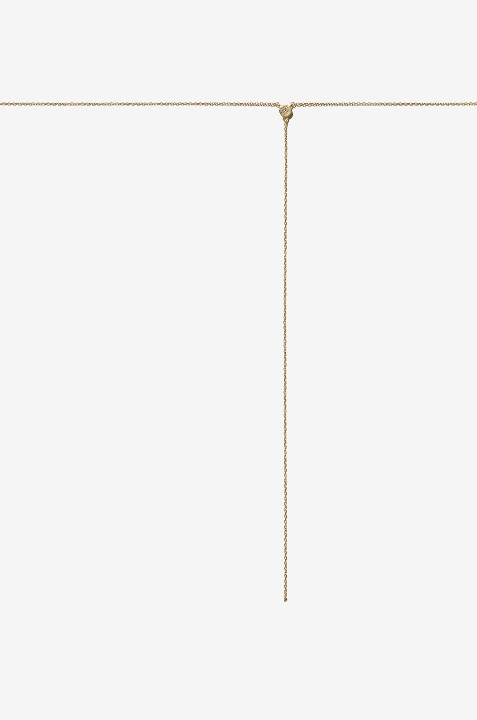 PASCALE MONVOISIN Collier en or avec pendentif onyx Bowie Femme BLANC CASSE 3