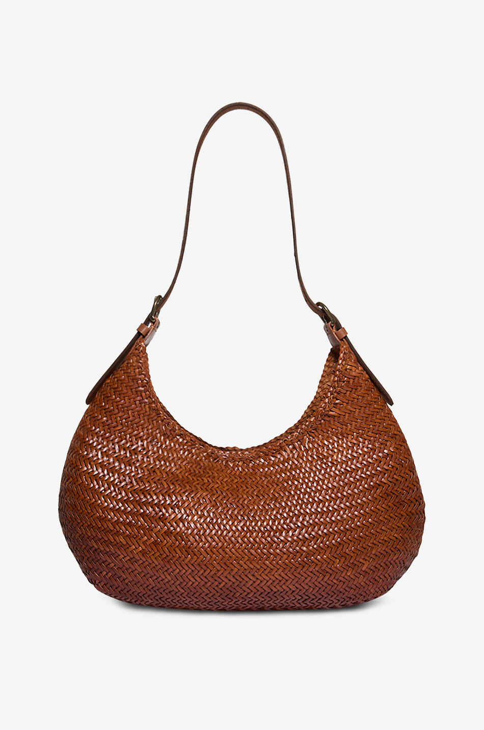 Web-Umhängetasche aus Wasserbüffelleder Luna Meza