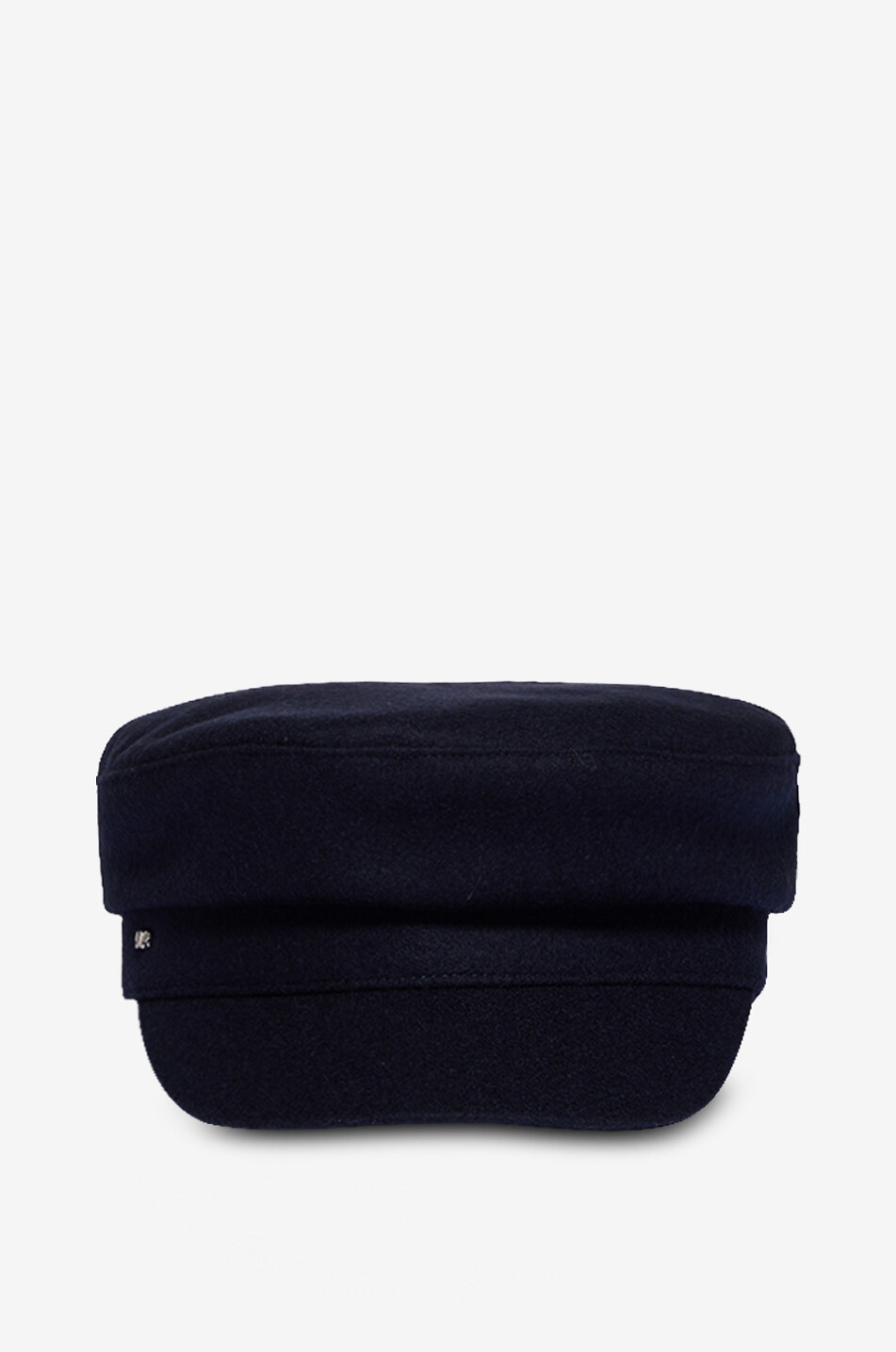 Kappe mit Schirm aus Wolle Angora