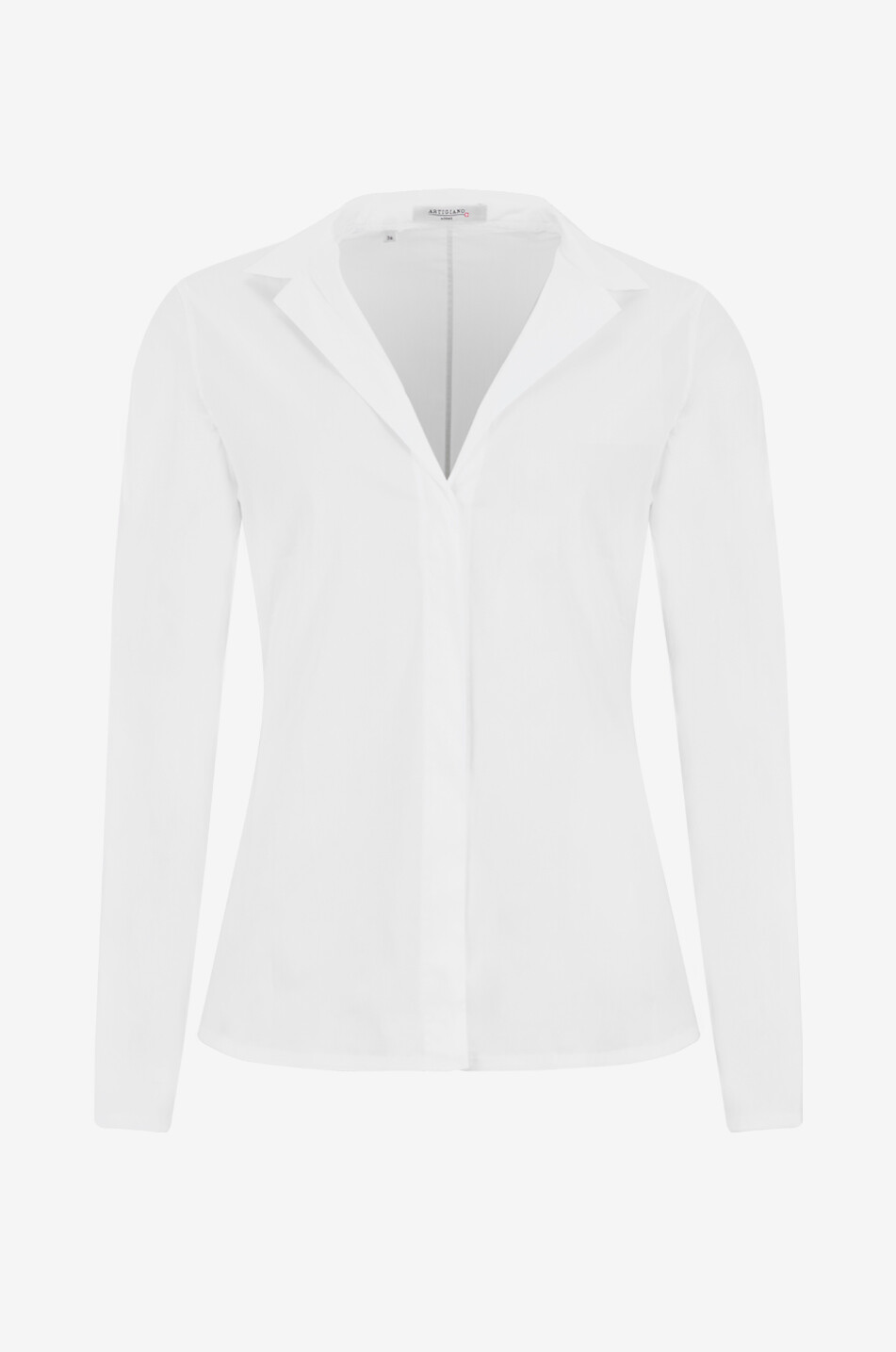 ARTIGIANO Hemd aus Popeline mit Hemdkragen Catarina Damen WEISS 1