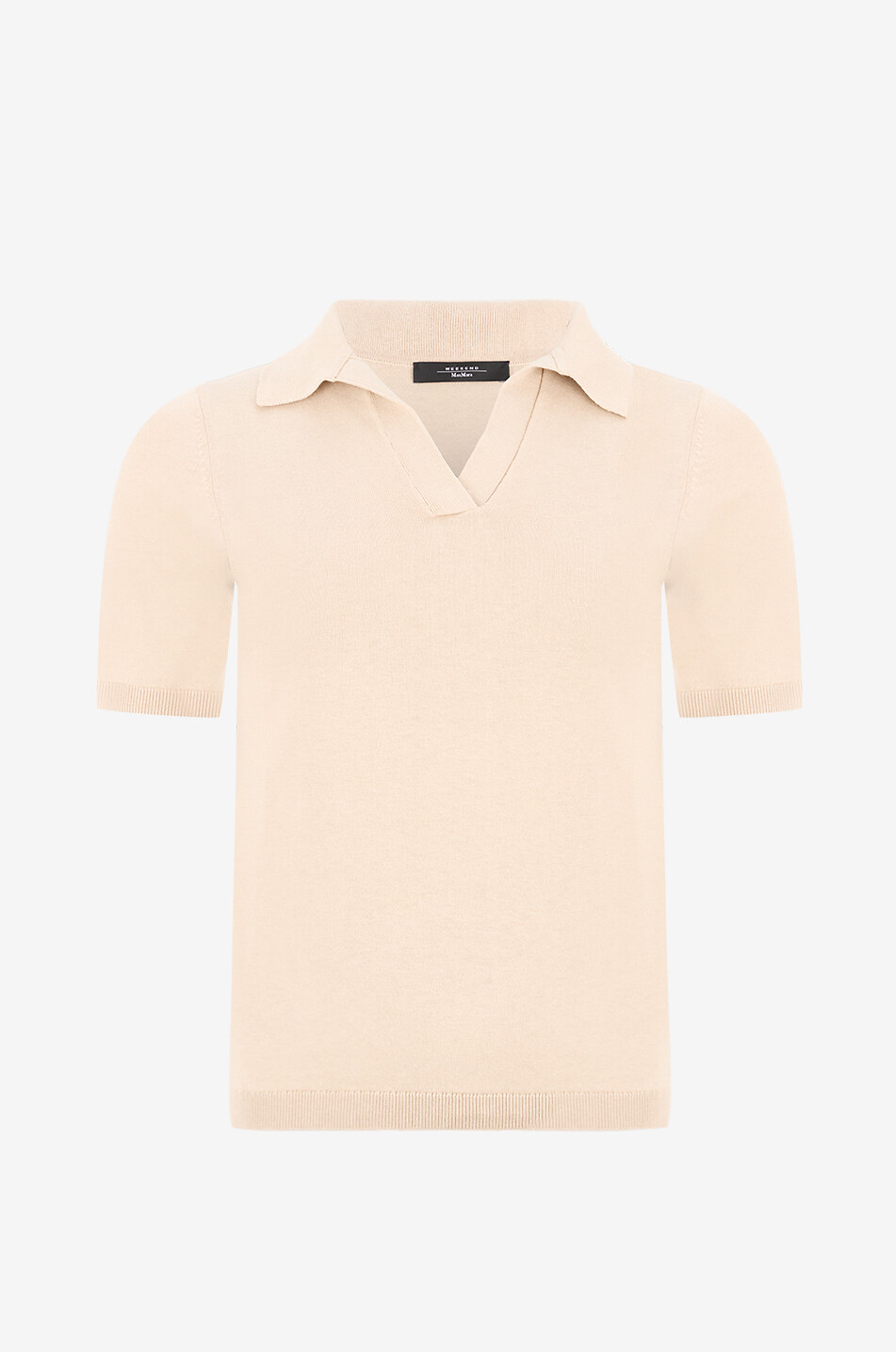 Polo en maille de soie et coton Roncolo