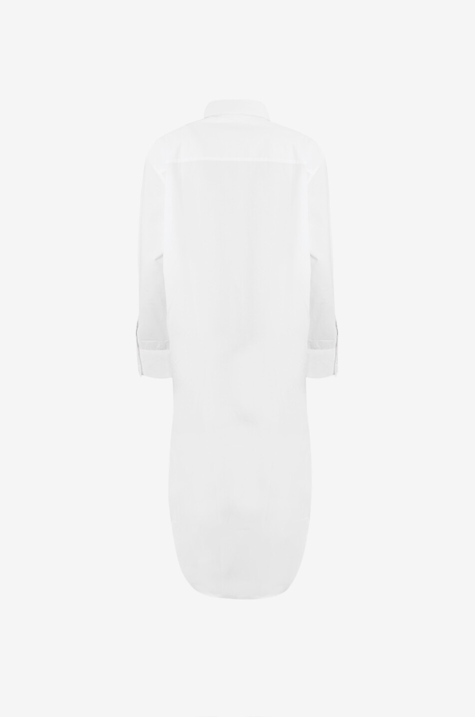 THE FRANKIE SHOP Helena cotton long shirt dress Women WHITE 2