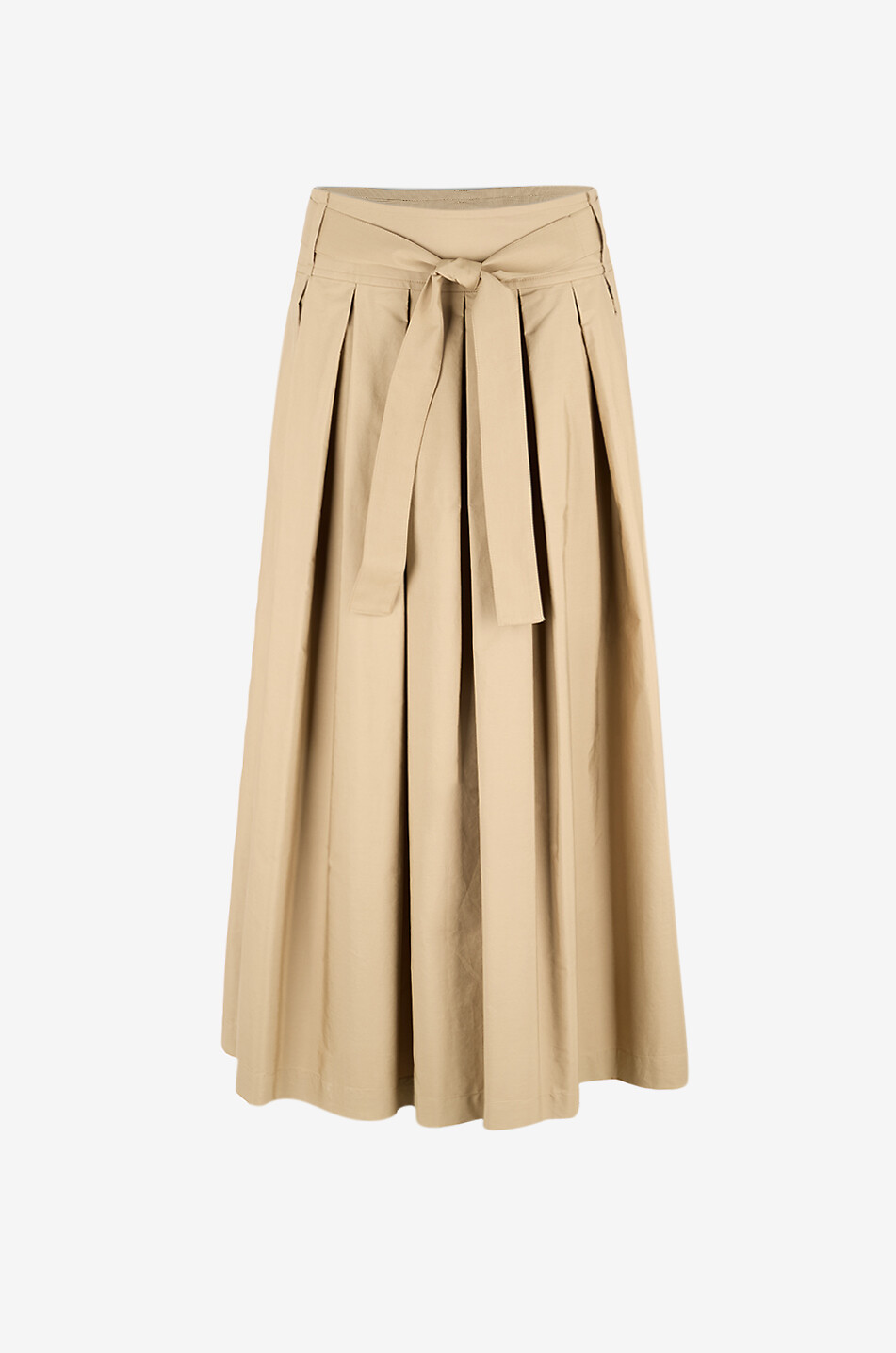 WEEKEND MAX MARA Agiate gabardine midi pleated skirt Women Medium beige 1