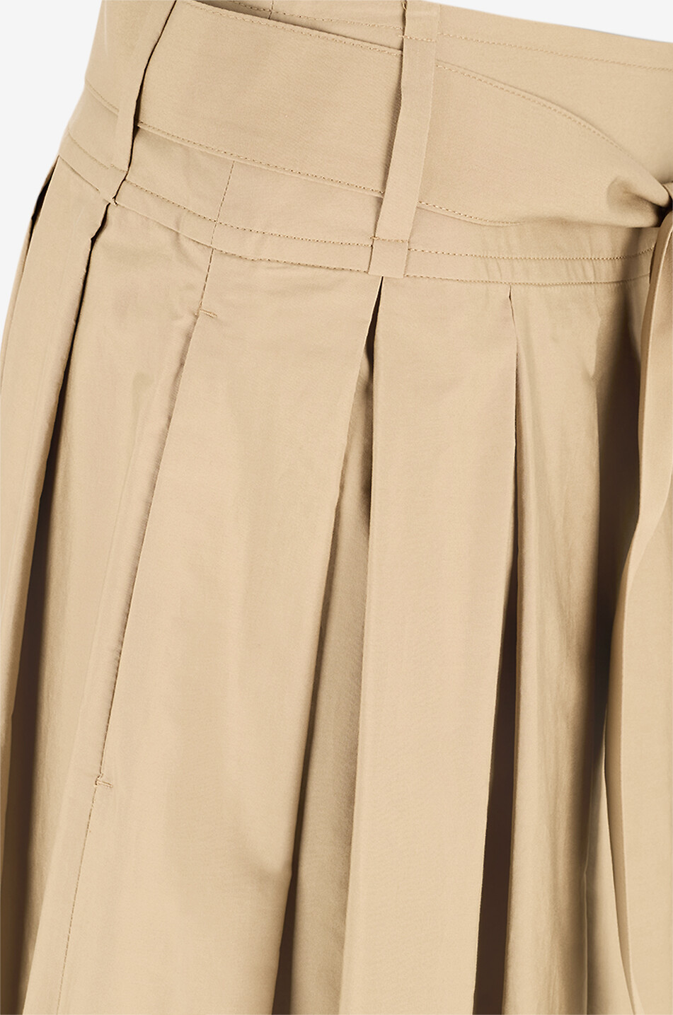 WEEKEND MAX MARA Agiate gabardine midi pleated skirt Women Medium beige 3