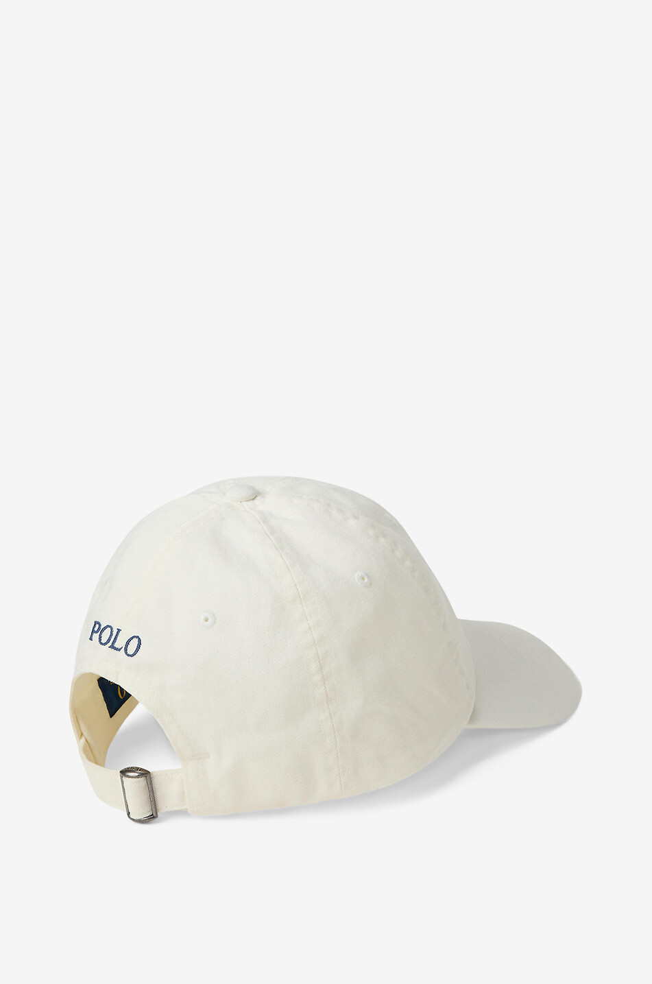 POLO RALPH LAUREN Pony gabardine baseball cap Women EGGSHELL 2