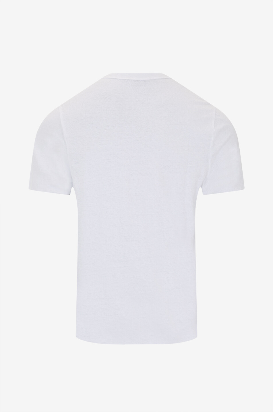 JAMES PERSE T-shirt à manches courtes en coton Henley Homme BLANC 2
