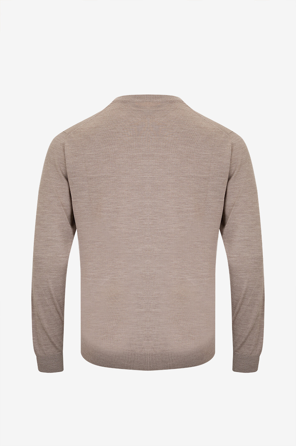 MAURIZIO BALDASSARI Pullover mit Rundhalsausschnitt aus Schurwolle und Kaschmir Herren BRAUN 2