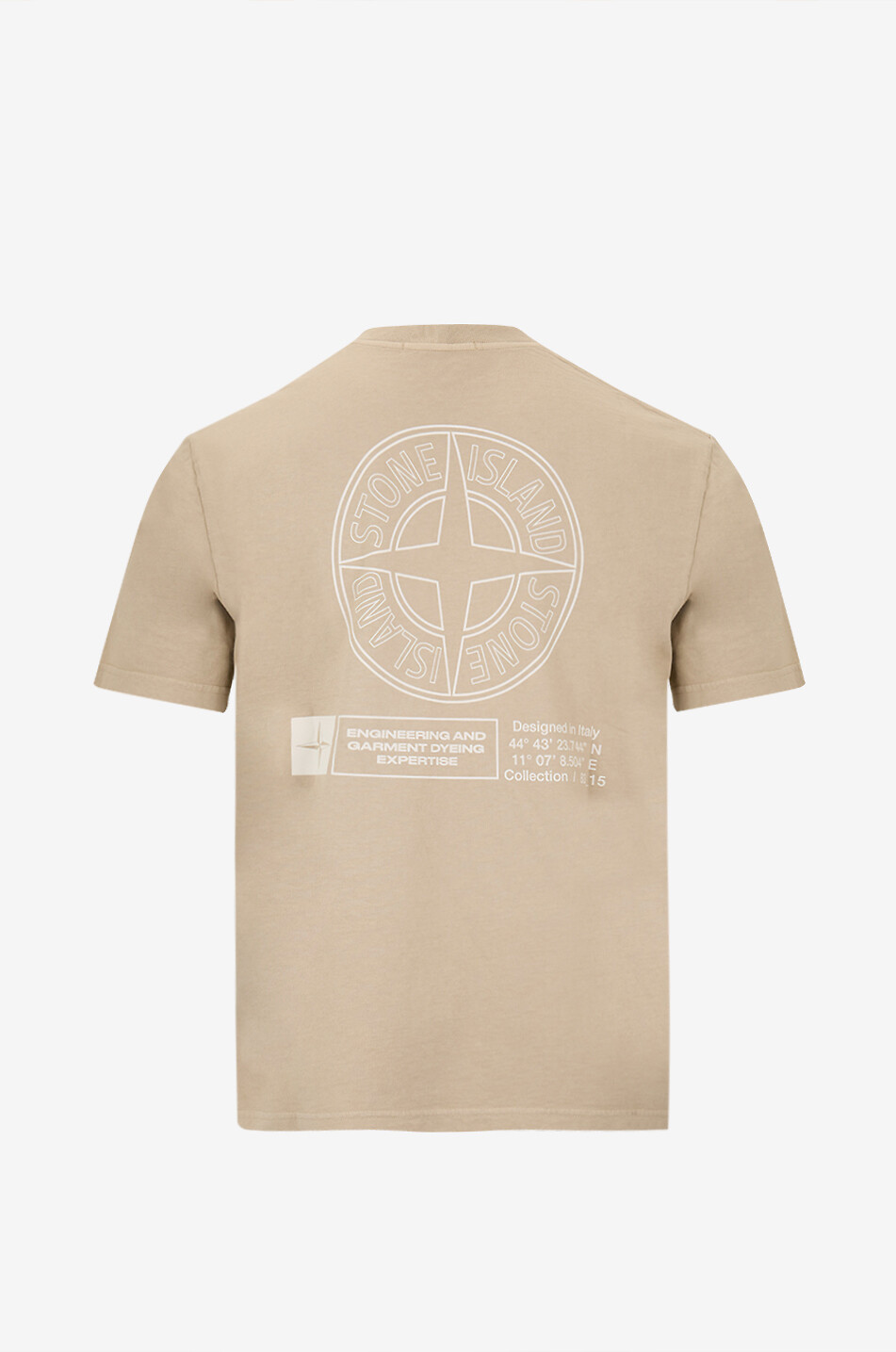 STONE ISLAND T-shirt à manches courtes en coton 2100037 Homme BEIGE 2