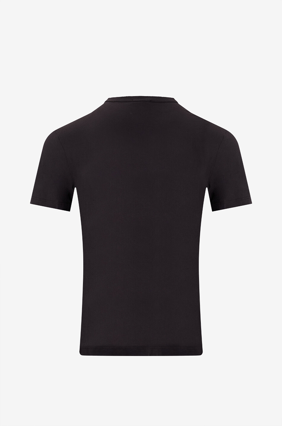 JAMES PERSE T-shirt à col rond et manches courtes en jersey léger Homme NOIR 2