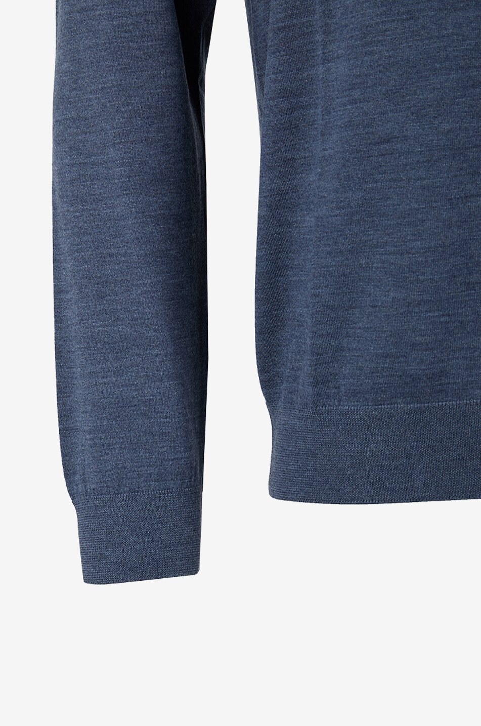 MAURIZIO BALDASSARI Pullover mit Rundhalsausschnitt aus Schurwolle und Kaschmir Herren MITTELBLAU 3