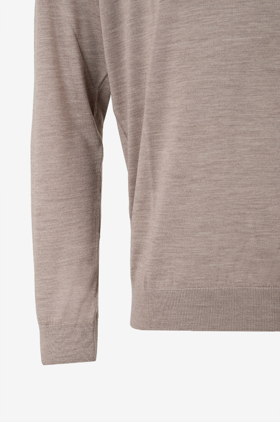MAURIZIO BALDASSARI Pullover mit Rundhalsausschnitt aus Schurwolle und Kaschmir Herren BRAUN 3