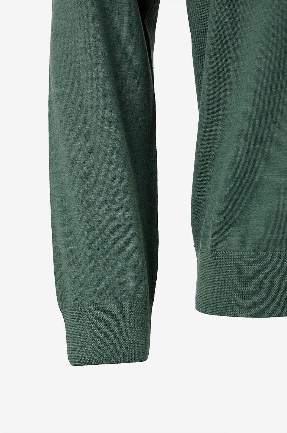 MAURIZIO BALDASSARI Pullover mit Rundhalsausschnitt aus Schurwolle und Kaschmir Herren MITTELGRÜN 3