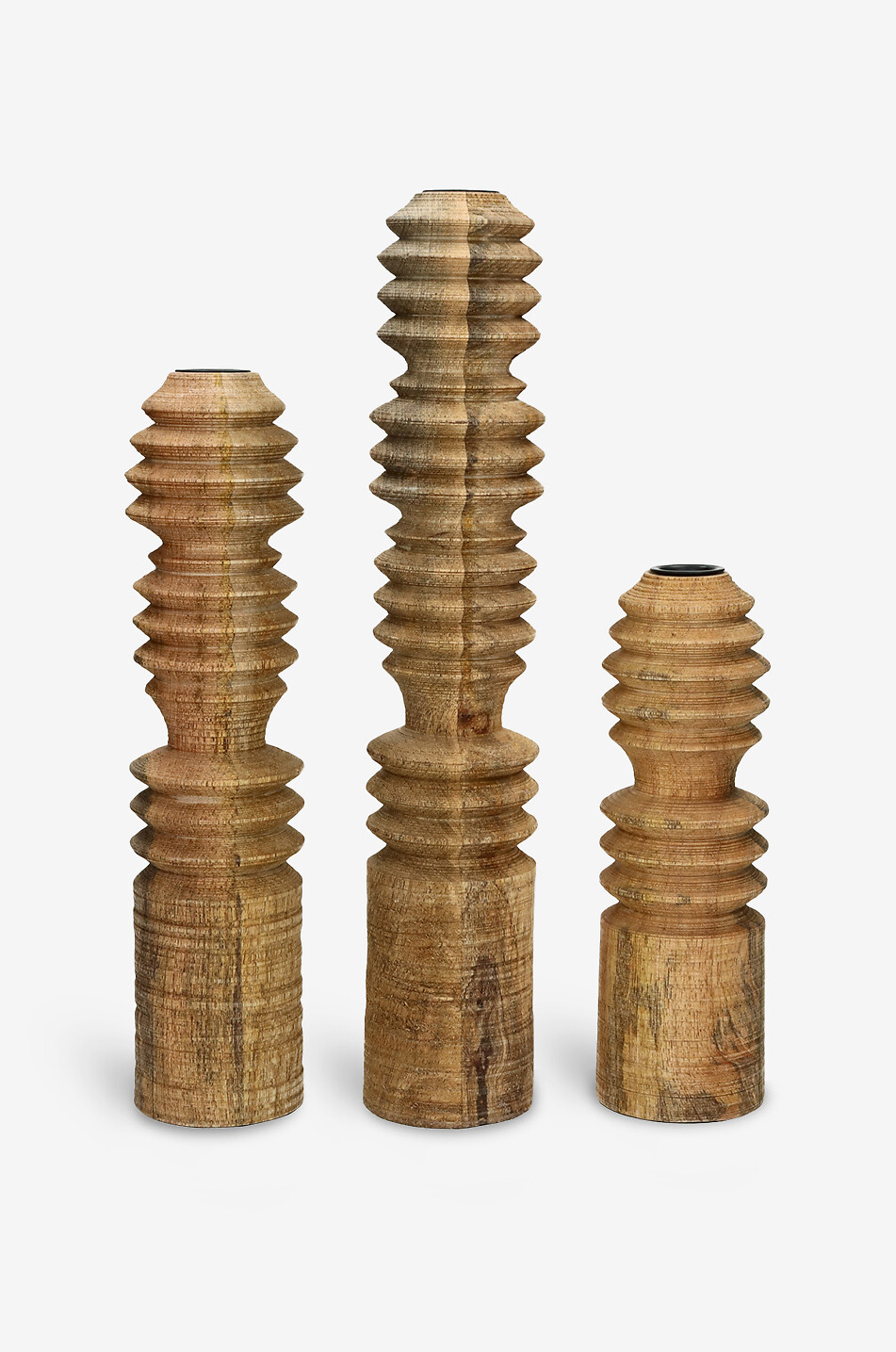 POMAX Bougeoir Rotello - H37 Maison BEIGE 4