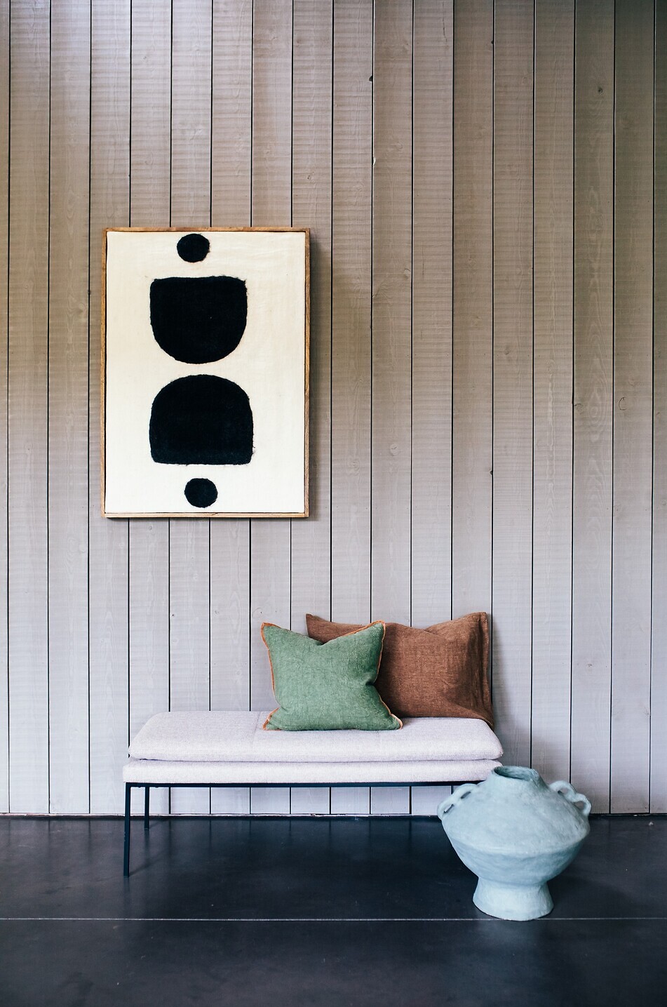 POMAX Coussin rectangulaire Alpha Basics Maison MARRON 4