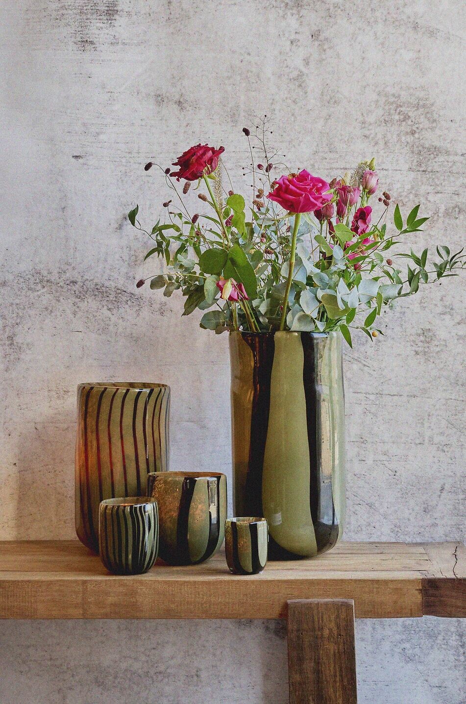 POMAX Windlicht Cannes - H30 Haus KHAKI 3