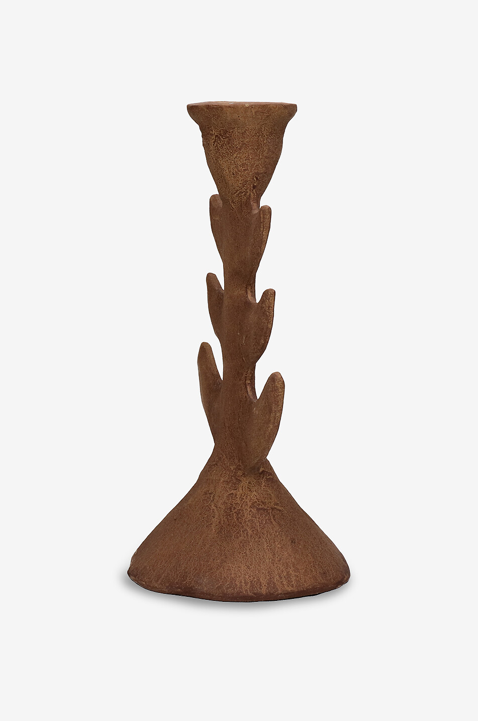 POMAX Kerzenhalter Totem Haus COGNAC 2