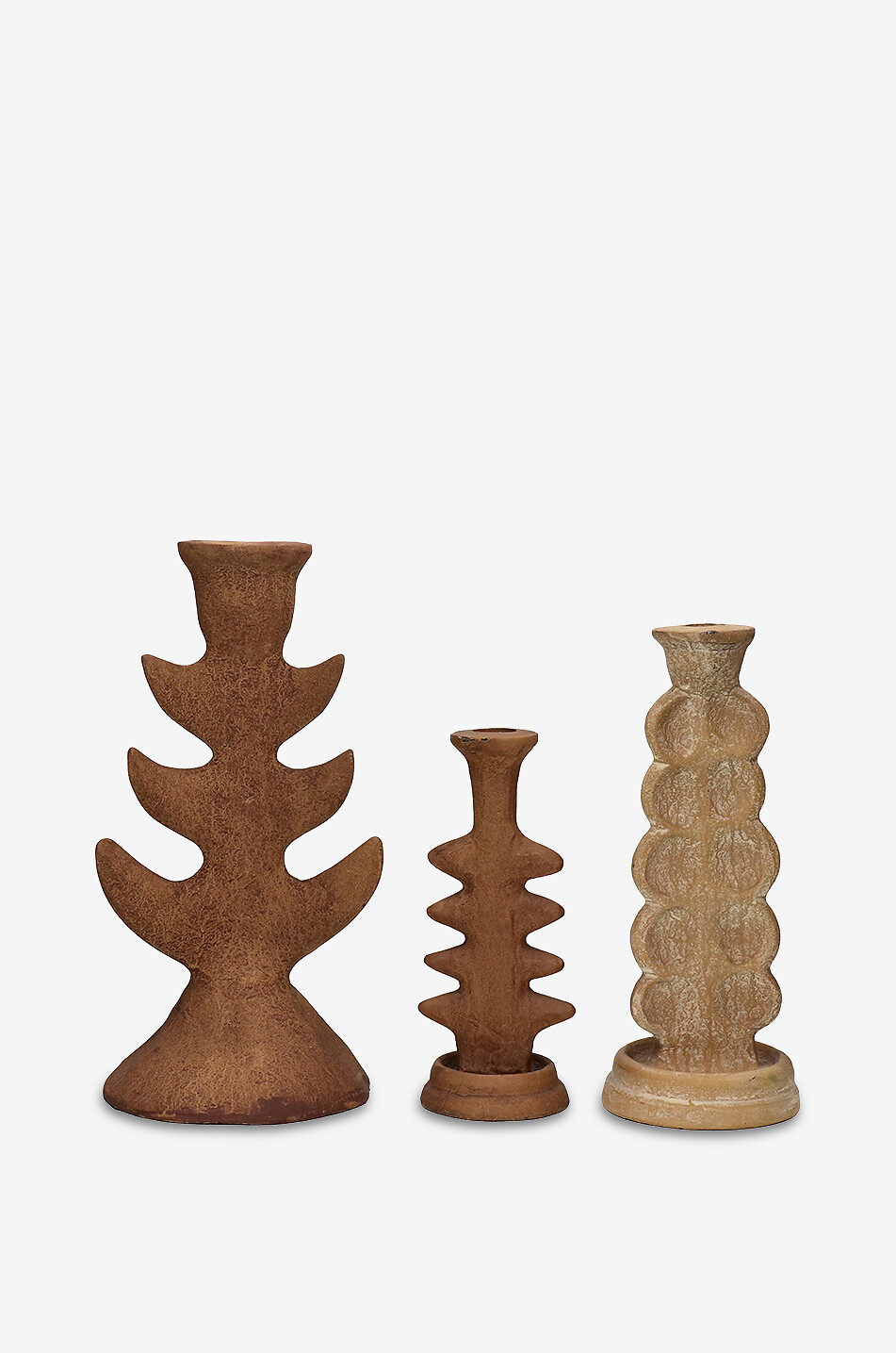 POMAX Kerzenhalter Totem Haus COGNAC 5
