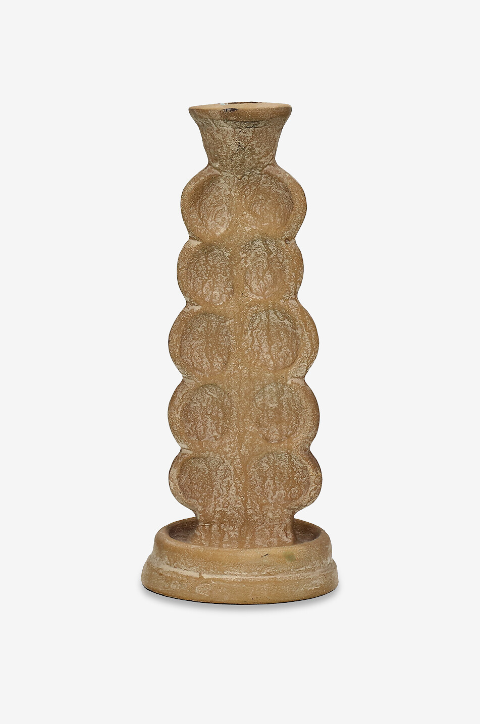 POMAX Kerzenhalter Totem Haus BEIGE 1