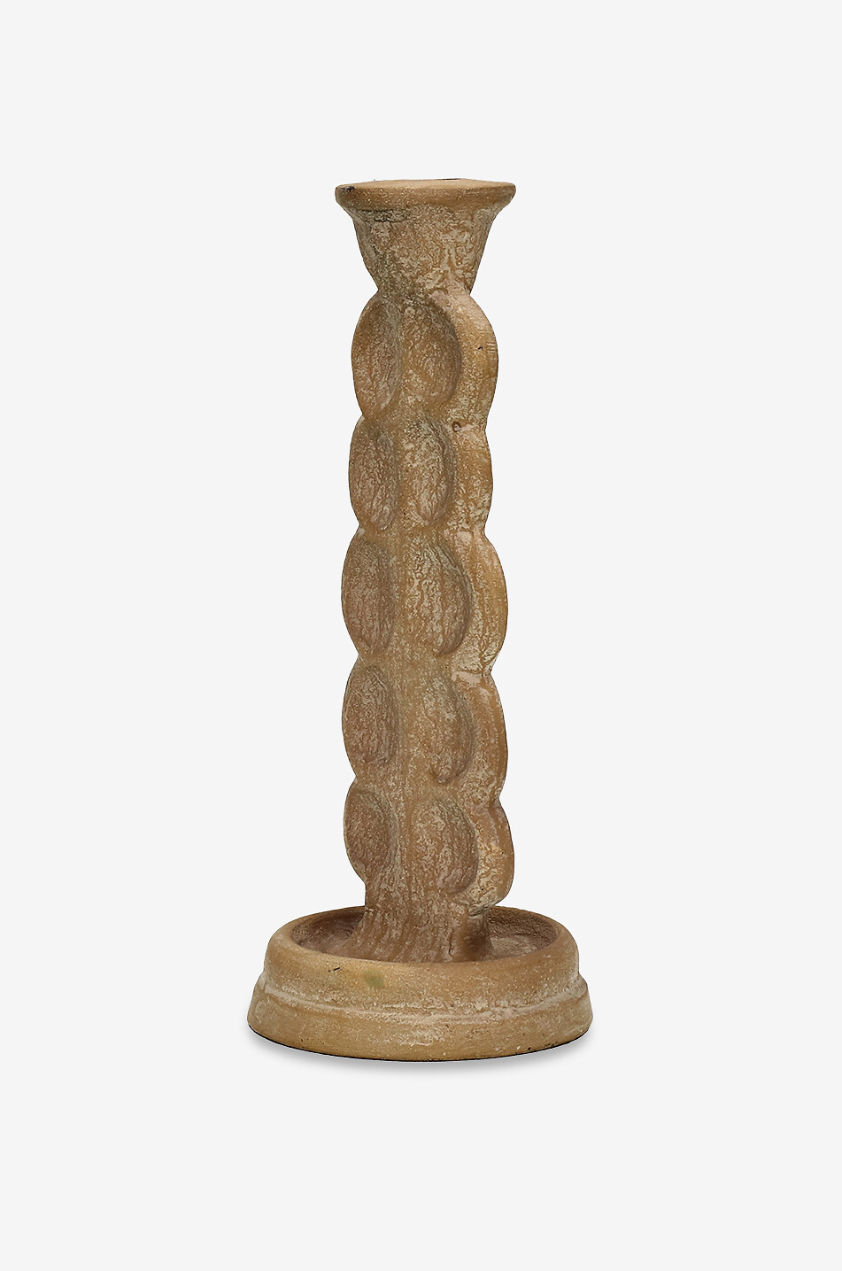 POMAX Kerzenhalter Totem Haus BEIGE 2