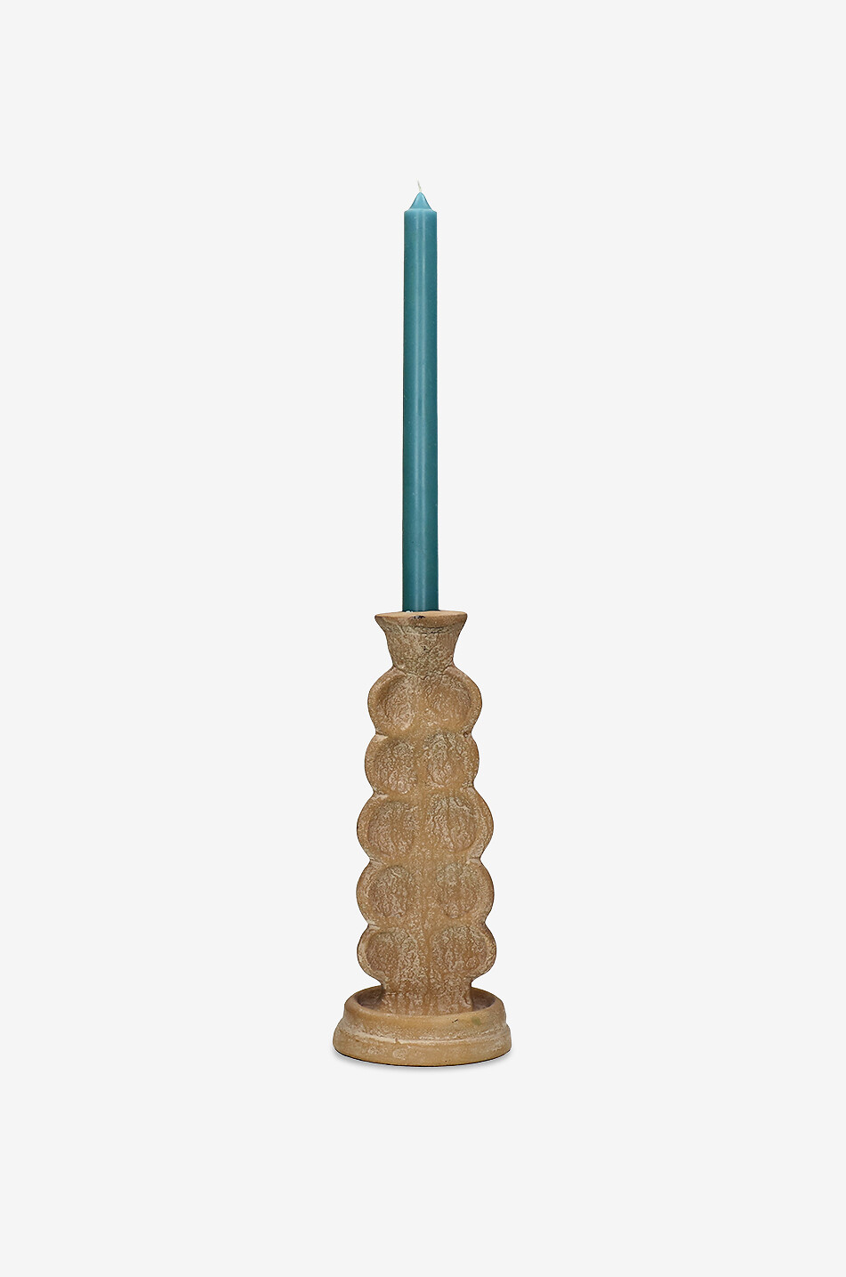 POMAX Kerzenhalter Totem Haus BEIGE 4