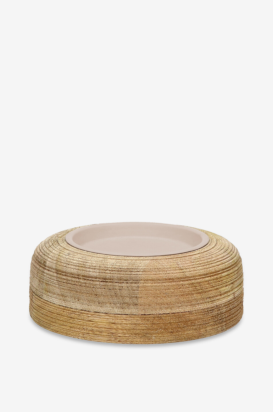 POMAX Porte-bougie en bois Arbre Maison BEIGE 1