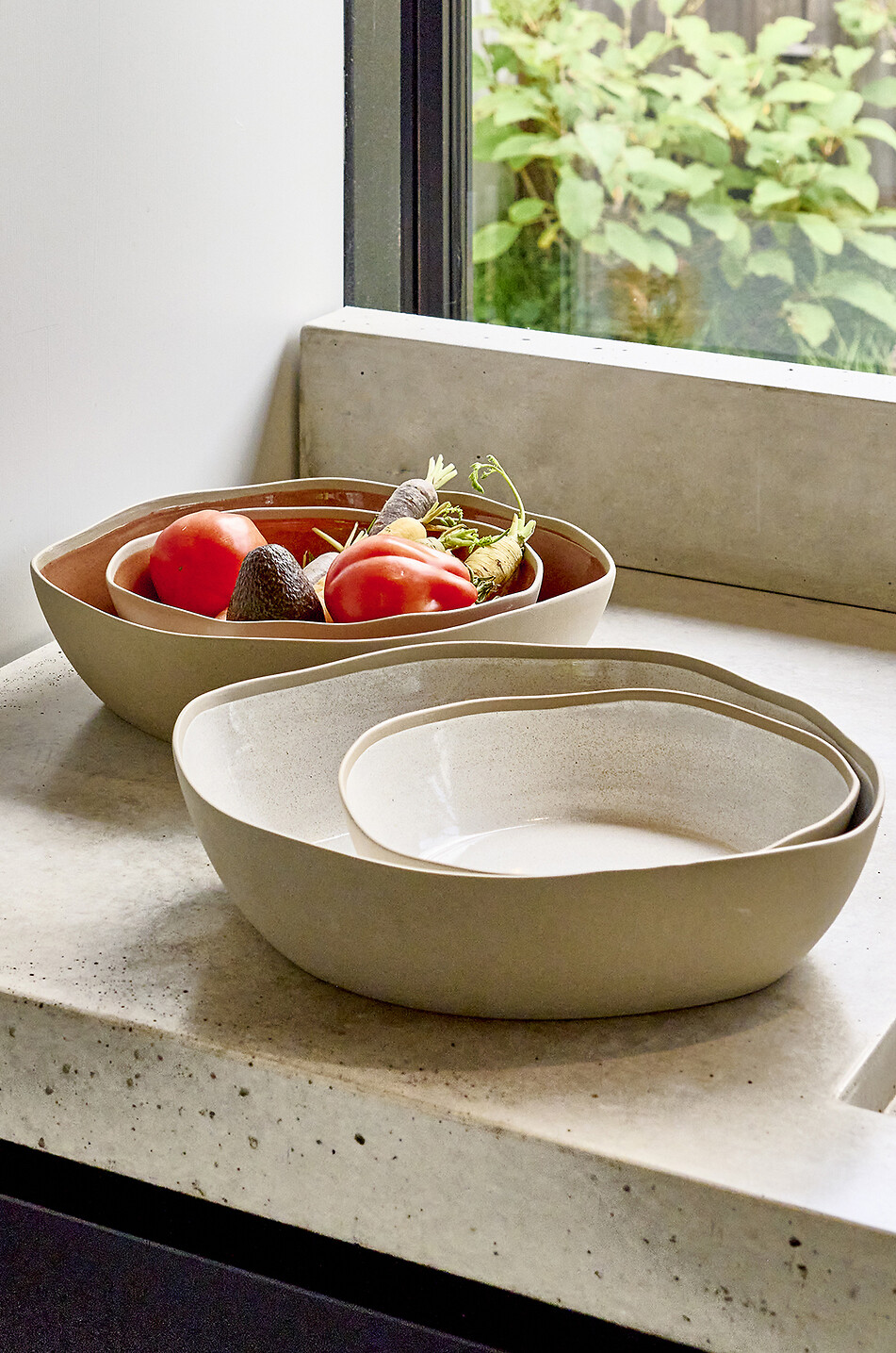 POMAX Saladier Primeval Maison BEIGE 3