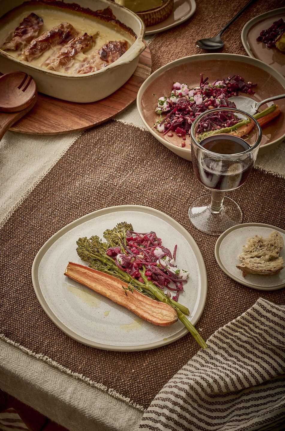 POMAX Dessertteller Primeval Haus BEIGE 3