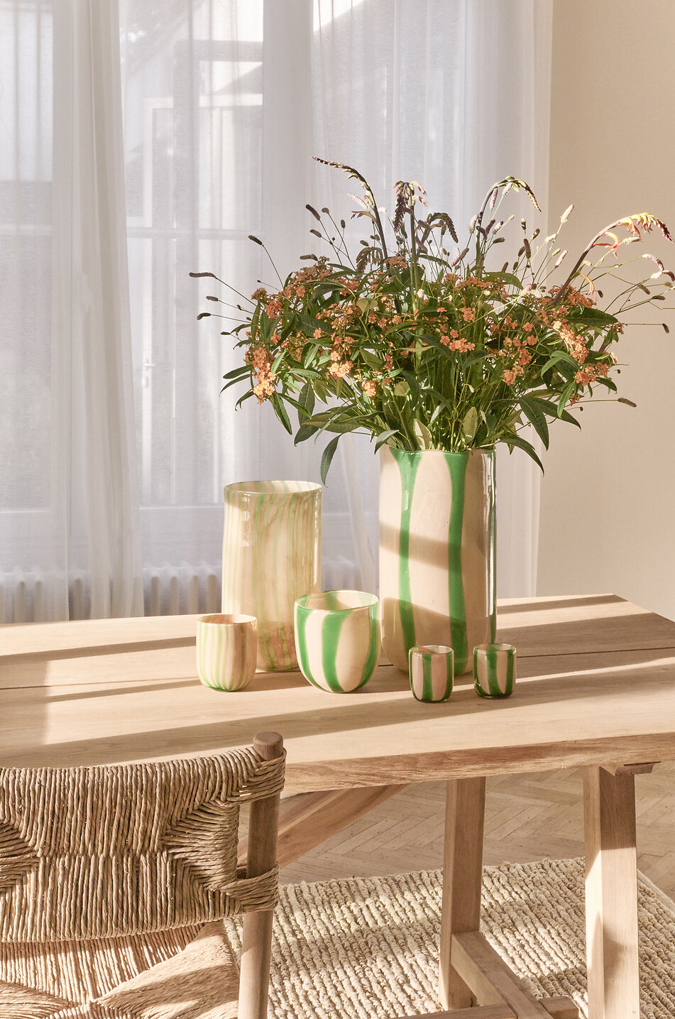 POMAX Windlicht Cannes - H37 Haus GRÜN 2