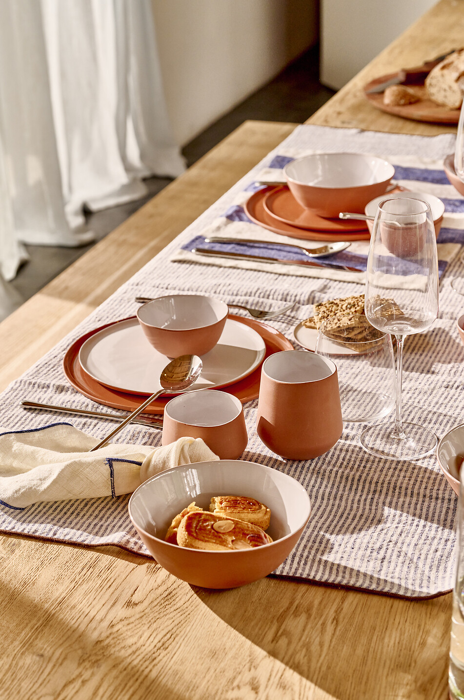 POMAX Carte Blanche linen napkin Home WHITE 4