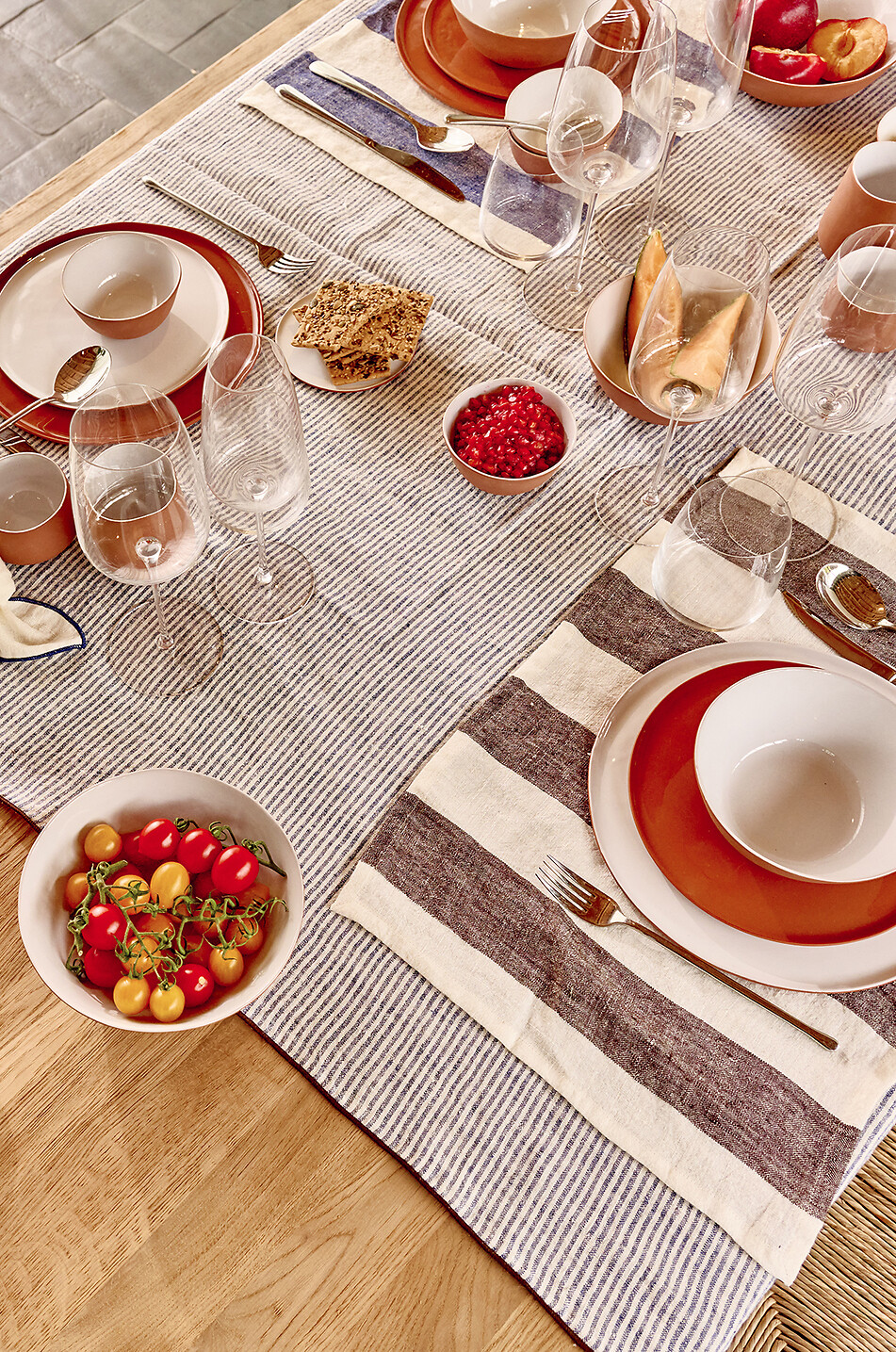 POMAX Carte Blanche linen napkin Home WHITE 5