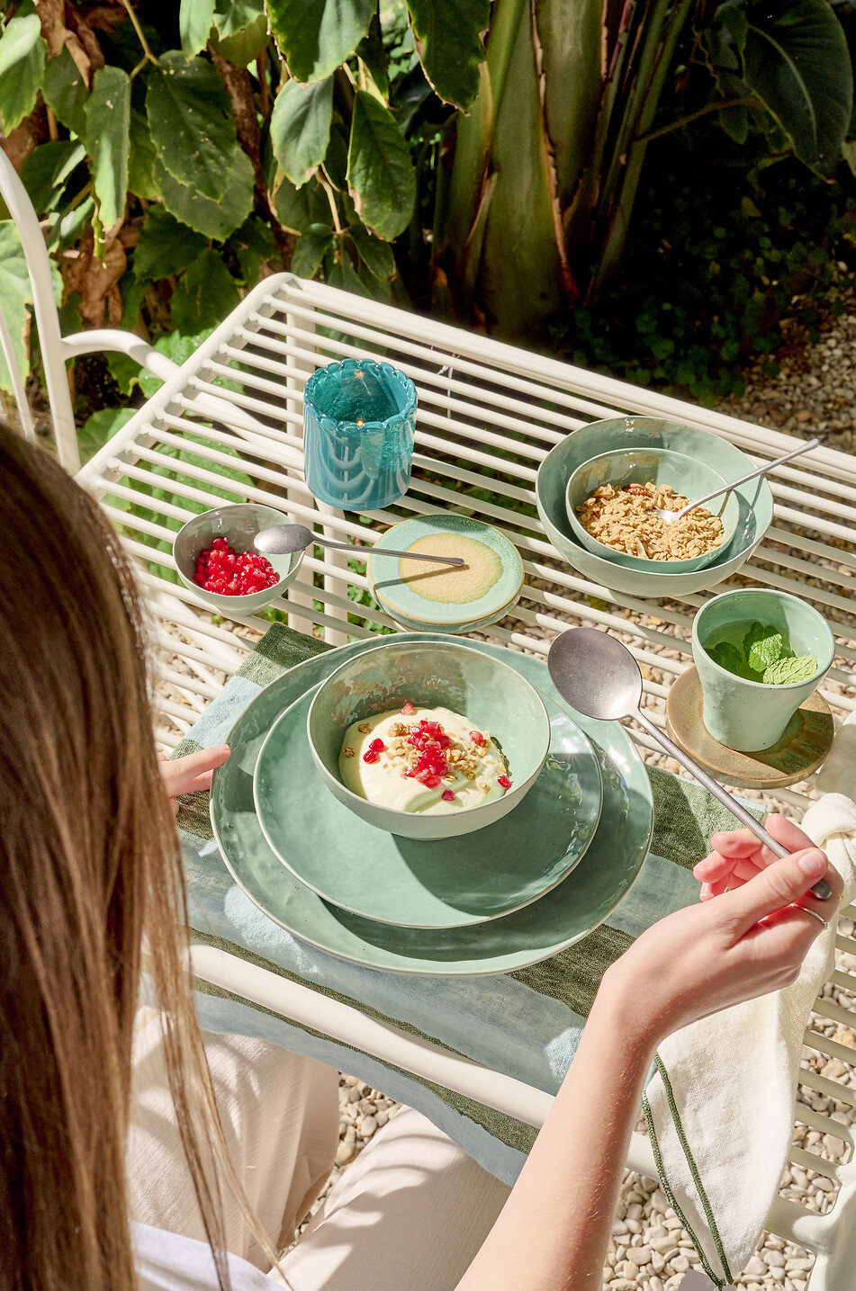 POMAX Carte Blanche linen napkin Home WHITE 3