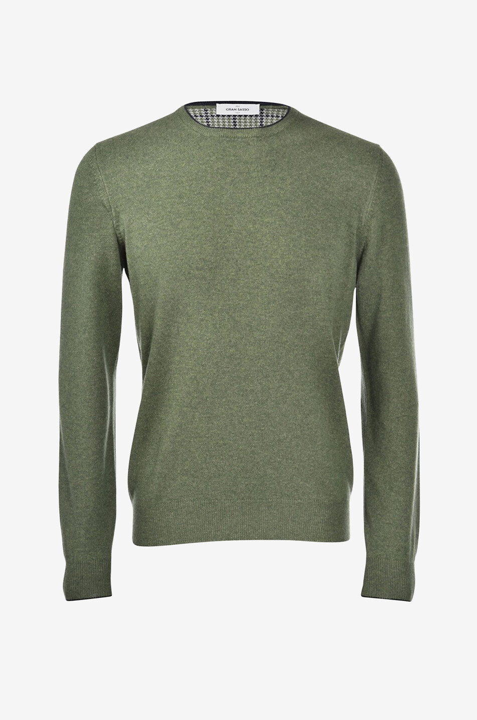 Pull fin en laine et cachemire à renfort coude